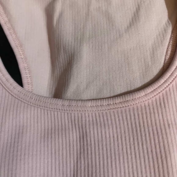Gymshark , SOFT Lululemon Ribbed light PinkTank Top , gymshark Lululemon medium - Picture 1 of 6